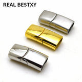 5pc Stainless Steel Big Hole Magnet Clasp Bracelet DIY