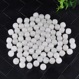 Natural White-Jade Silk Jade Bead Loose-Beads DIY Bracelet Necklace