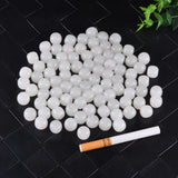 Natural White-Jade Silk Jade Bead Loose-Beads DIY Bracelet Necklace