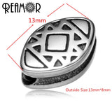 1.5mm 316L Eye of Horus Spacer Beads for Jewelry Making DIY Bracelet