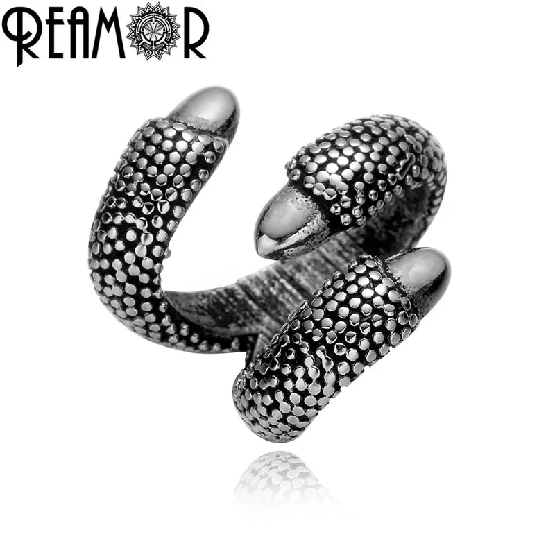 10*5mm Square Hole Eagle Claw Metal Spacer Bead 316l Stainless Steel Charm Beads