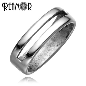 10PCS 12*6mm Stainless Steel Hollow Stripe Charms Beads DIY