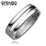 10PCS 12*6mm Stainless Steel Hollow Stripe Charms Beads DIY