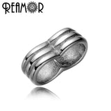 10pcs Stainless Steel 6/5mm Spacer Metal Beads For Leather Bracelet DIY
