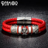 12*6mm 316l Stainless Steel Turtle Crack Big Hole Beads For Leather Bracelet
