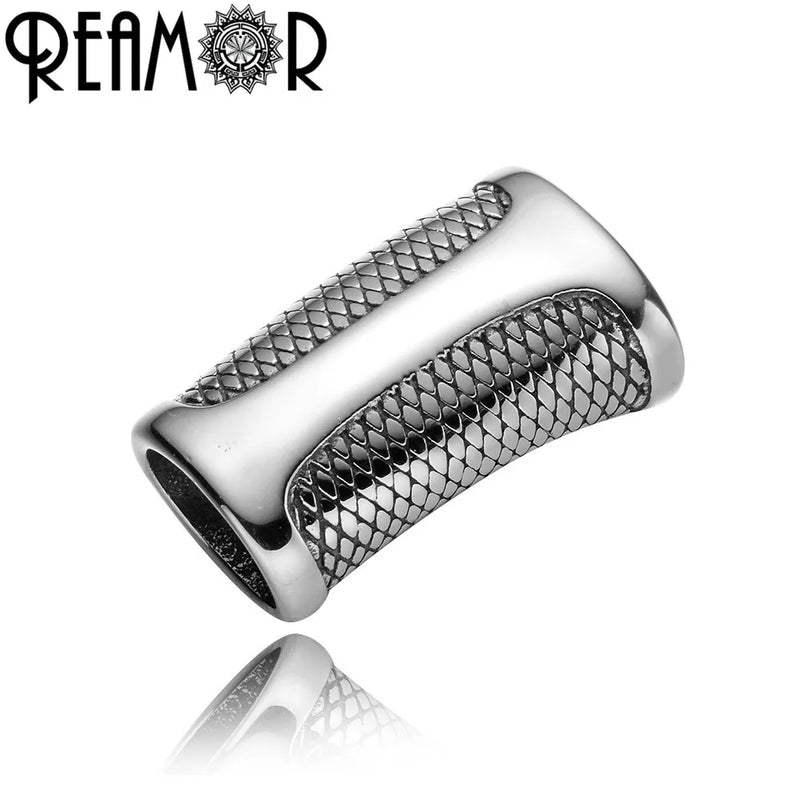 REAMOR 12*6mm Square Hole Magnet Buckle Stainless Steel Clasp Hook