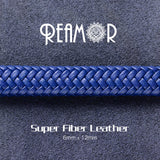 REAMOR 12*6mm Wide Leather Cord for Jewelry Making