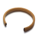 REAMOR 1m Flat Leather Cord For Jewelry Making Bracelet