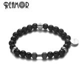20pcs Hematite Stone Spacer Beads for Bracelet Making