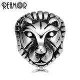 316L Stainless steel Lion Head Beads Charms for Bracelet Making