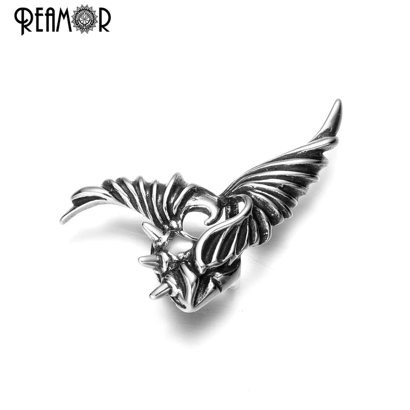 Punk Stainless Steel Zircon Sun Skull Spider Beads DIY Bracelet Jewelry Findings