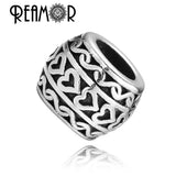316L Stainless Steel Symbol Spacer Charm Beads For DIY Bracelet