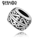 316L Stainless Steel Symbol Spacer Charm Beads For DIY Bracelet