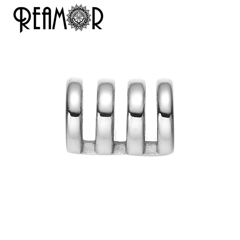 316L Stainless Steel Crystal Basic Heart Spacer Charm Beads