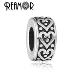 316L Stainless Steel Crystal Basic Heart Spacer Charm Beads