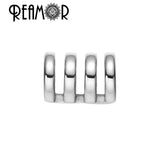 316L Stainless Steel Crystal Basic Heart Spacer Charm Beads