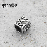 316L Stainless Steel Anchor European Charm Beads for Men Bracelet