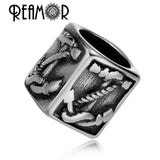 316L Stainless Steel Anchor European Charm Beads for Men Bracelet