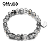 316L Stainless Steel Buddha Head Charm Beads Spacer Beads for Jewelry Making