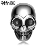 316L Stainless Steel Skull Spacer Beads 2/3mm Hole Men Bracelets