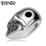 316L Stainless Steel Skull Spacer Beads 2/3mm Hole Men Bracelets