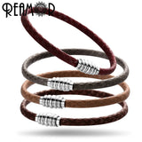 REAMOR 316l Stainless Steel 4mm Spiral Magnet Hook Clasp