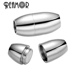 316l Stainless Steel 5mm Magnet Hook Bracelet Clasp DIY Jewelry