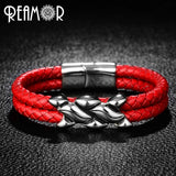 316L Stainless Steel Intertwined Charm Beads 12*6mm for Leather Bracelets