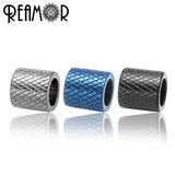 316l Stainless Steel 6mm Rhombus Cylinder Beads Charm for Jewelry Making