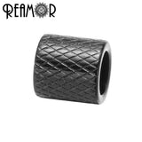 316l Stainless Steel 6mm Rhombus Cylinder Beads Charm for Jewelry Making