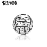 5Pcs Antique Stainless Steel Small Hole Spacer Beads for Jewelry Making