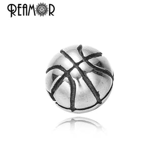 5Pcs Antique Stainless Steel Small Hole Spacer Beads for Jewelry Making