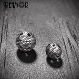 5Pcs Antique Stainless Steel Small Hole Spacer Beads for Jewelry Making