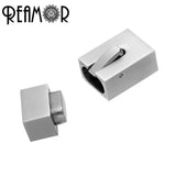 5pcs 10*5mm Stainless Steel Lock Clasp Cord End DIY Jewelry Making
