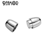 5pcs 316l Stainless Steel 2.5mm Magnet Hook Clasp DIY Jewelry Making