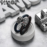 REAMOR 5pcs 316L Stainless Steel 8mm Totem Magnetic Clasps