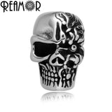 REAMOR 5pcs 316L Stainless Steel 8mm Totem Magnetic Clasps
