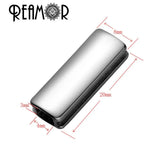 5pcs 316L Stainless Steel Laser Logo Spacer Beads for DIY Jewelry Making