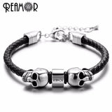 5pcs Logo Blank Beads Stainless Steel 5/3/2mm Hole Spacer Charm DIY Bracelet