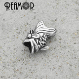 5pcs Fish Metal Bracelet Beads, Stainless Steel Spacer Beads for Jewelry Making