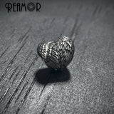 5pcs Stainless Steel Heart Wings Beads 4mm Love Spacer Beads