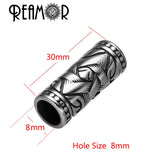 6/8mm 316L Stainless Steel Star Tube Beads DIY Jewelry Making