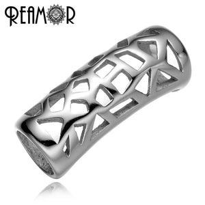 6mm/8mm 316l Stainless Steel European Spacer Barrel Beads Charms For Bracelet
