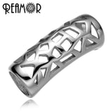 6mm/8mm 316l Stainless Steel European Spacer Barrel Beads Charms For Bracelet