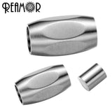 REAMOR 8mm Magnetic Clasp for Leather Bracelet DIY Jewelry