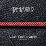 REAMOR Red 6*3mm Fiber Braided Leather Rope For Jewelry Making 1M