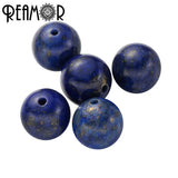 Lapis Lazuli Beads Natural Stone Loose Beads Charms 6/8/10mm