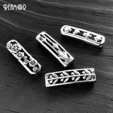 Stainless Steel Geometric Slider Beads 8*4mm Square Hole DIY Bracelets