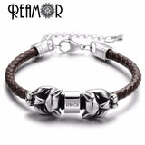 5pcs Stainless Steel Leopard Beads 6mm Big Hole DIY Charm Beads for Bracelet