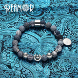 Spiral Pattern Stripe Spacer Beads Charms for Bracelet DIY